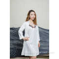 Women's soft satin housewear pajamas